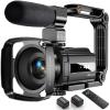 4K Video Camera Camcorder 48MP 60FPS Ultra HD Video Camera with Wifi Vlogging Camera for YouTube 16X Digital Video Camera with Microphone 6-Axis Anti-Shake IR Night Vision Recorder (4K Plus Version) view 1