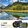 4K Video Camera Camcorder 48MP 60FPS Ultra HD Video Camera with Wifi Vlogging Camera for YouTube 16X Digital Video Camera with Microphone 6-Axis Anti-Shake IR Night Vision Recorder (4K Plus Version) view 2