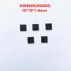 jsygorge 5pcs HWB800 10 * 10 * 1.0mm RG800 800nm IR Infrared Pass Filter Black Glass Visible Light Cut view 2