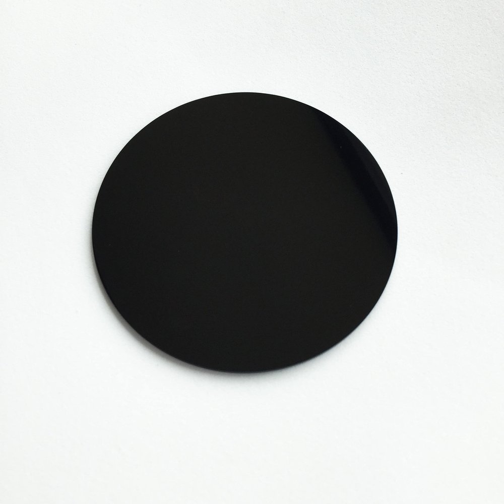 50 2.0mm RG780 780nm IR Infrared Pass Filter Black Glass Visible Light Absorbing