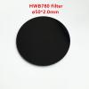 50 2.0mm RG780 780nm IR Infrared Pass Filter Black Glass Visible Light Absorbing view 2