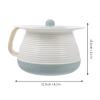 Baluue Chamber Pot with Lid, Plastic Urinal Bottle, Spittoon Urine Pots with Lid Prevent Odors, Elderly Urinal Urine Pot Bucket Potty Pots for Household Pregnant Adults view 2