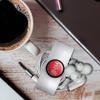 GRAPHICS & MORE Wonder Woman Keep Calm and Call Headphone Earbud Cord Wrap - Charging Cable Manager - Wire Organizer Set of 2 - White view 3