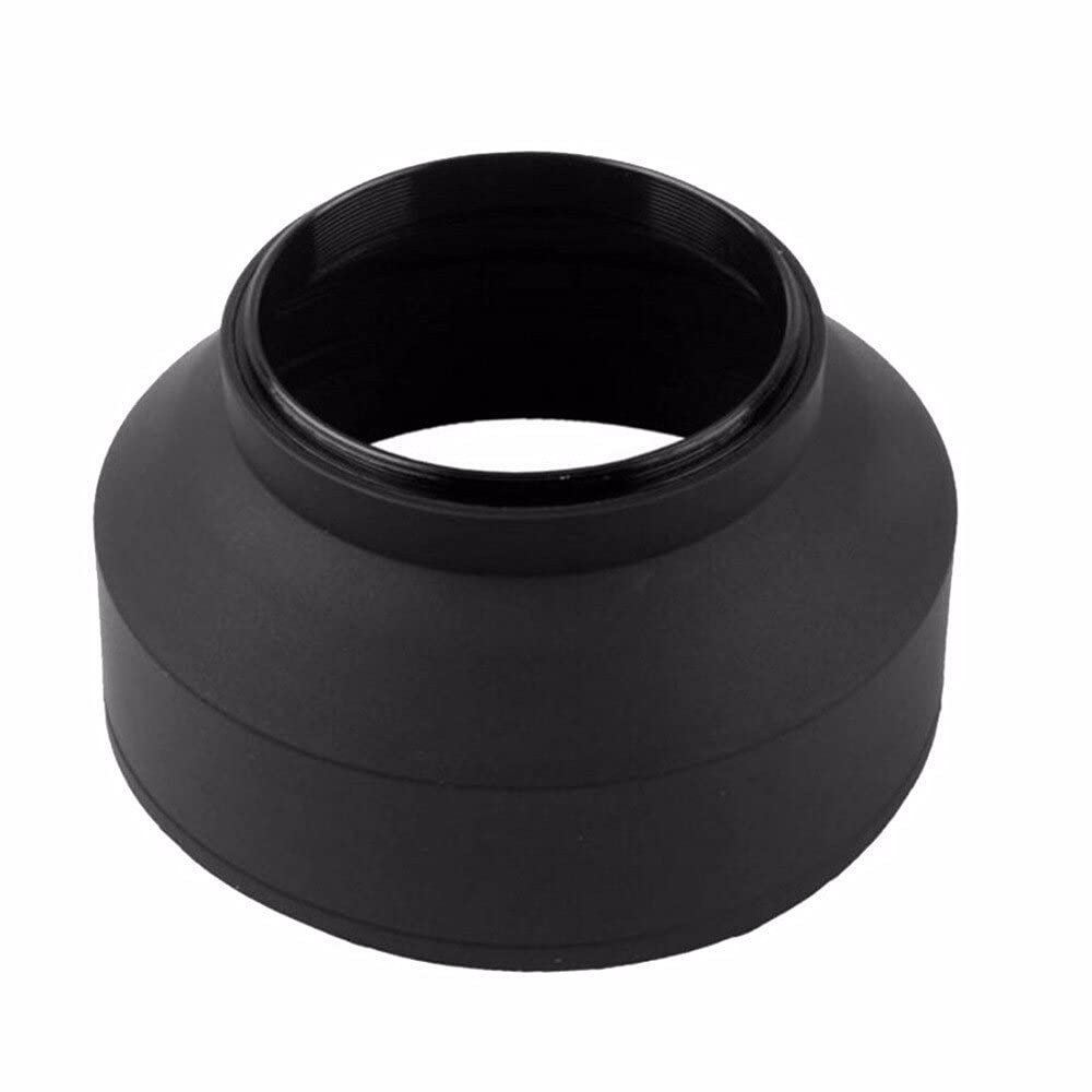BGNing Rubber Lens Hood SLR Protector Telephoto Lente Cap for Telephoto Lens, Standard Lens and Wide-Angle Lens (49mm)
