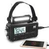 NOAA Emergency Weather Radio 2-Pack (All Black + Yellow)  Digital Tuning, 24/7 Alert Guard, Solar/Crank Power with Flashlight & SOS view 2