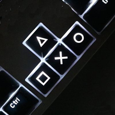 OEM Profile ABS Direction Arrows Keys Keycaps Backlight Keycap For Cherry MX Mechanical Gaming Keyboard Gamers Computer Key Cap (Color : Black)