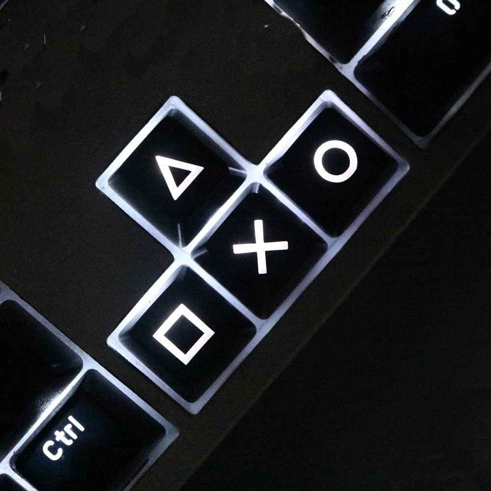 OEM Profile ABS Direction Arrows Keys Keycaps Backlight Keycap For Cherry MX Mechanical Gaming Keyboard Gamers Computer Key Cap (Color : Black)