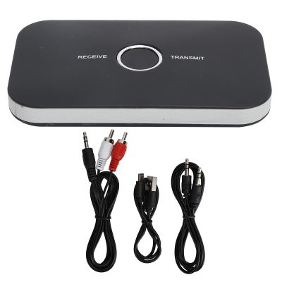 Bluetooth 5.0 Transmitter Receiver, 2 in 1 Bluetooth Adapter 3.5mm to AUX Audio for Television Computer