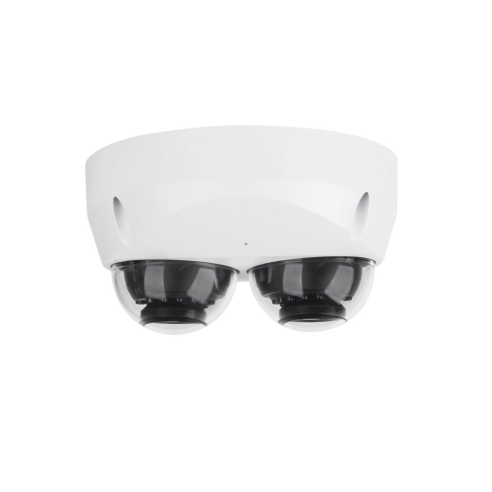 EmpireTech 2x4MP 1/2.7" CMOS Starlight IR Mini Dome Dual Lens IP Wired Camera Good for Corridor,Dual-Directional No-Splicing,Multi-Sensor,Built-in Mic, IPC-E541F-E2-AS 3.6MM