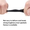 topstart 20 Pairs Eye Glasses Ear Grippers, Anti-Slip Glass Ear Hook Comfort Silicone Eyeglasses Ear Cushion for Behind the Ear for Glasses Sunglasses Reading Glasses Retainers for Kids Adults(Black) view 4
