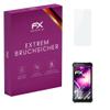 atFoliX Plastic Glass Protective Film compatible with Blackview BV6600 Pro, 9H Hybrid-Glass FX Screen Protector view 1