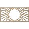 Ekena Millwork 40"W x 20"H x 14 3/4"ID x 1/4"T Hoover Wood Fretwork Pierced Ceiling Medallion, Birch view 4