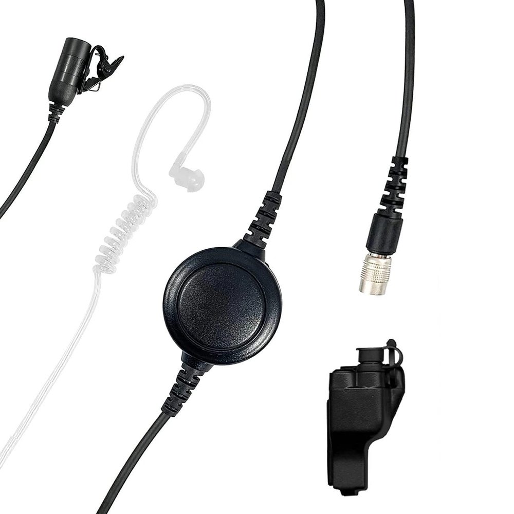 Tactical Mic/Earpiece/PTT Kit - Quick Disconnect is Compatible with Motorola XTS Series, HT/JT1000, MT/MTS2000, MTX838/900/8000/9000, PR1500 & More