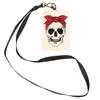 Bandana Skull Lanyard ID Wallet view 1