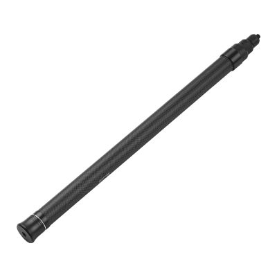 Staright 1.5m/ 4.9ft Carbon Fiber Selfie Stick Adjustable Extension Pole with 1/4 Inch Screw Replacement for Insta 360 One X/One X2/ One R Panoramic Camera Action Camera
