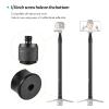Staright 1.5m/ 4.9ft Carbon Fiber Selfie Stick Adjustable Extension Pole with 1/4 Inch Screw Replacement for Insta 360 One X/One X2/ One R Panoramic Camera Action Camera view 3