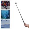Staright 1.5m/ 4.9ft Carbon Fiber Selfie Stick Adjustable Extension Pole with 1/4 Inch Screw Replacement for Insta 360 One X/One X2/ One R Panoramic Camera Action Camera view 4