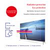 JCSKY 32-75 Inch Anti Glare TV Screen Protector, Matte Ultra-Clear Film Anti Harmful Blue Light Anti Scratch Film Reduce Eye Fatigue,70"(1561900mm) view 3