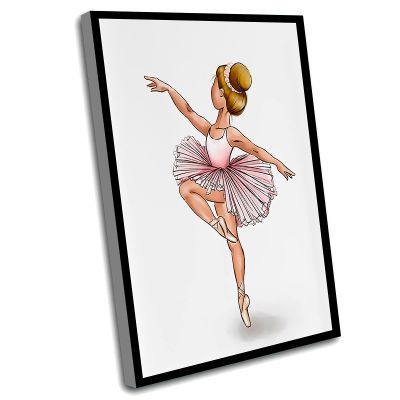 Baby Room Wall Decor,Baby Girl Nursery Wall Art,Print Nursery Ballerina Prints,Dancing Ballerina,Ballerina Wall Art,Toddler Girl Bedroom Decor,Girly Artwork,Ballet Dancer,8x12 Inch Framed Wall Art