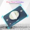 2021 New iPad mini6 case 8.3 inch 6th Gen 360 Rotating Hand Strap/Kickstand/Shoulder Strap/Pencil Holder dust-Proof Shockproof Silicone Protective Cover (iPad mini6, Navy Blue+Off White) view 2