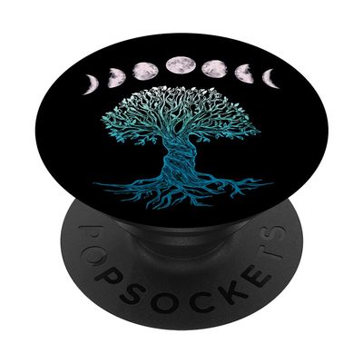 Zen Celtic Tree of Life Moon Phases Yggdrasil Viking PopSockets Swappable PopGrip