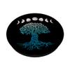Zen Celtic Tree of Life Moon Phases Yggdrasil Viking PopSockets Swappable PopGrip view 2