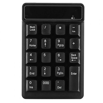 Bluetooth Numeric Keypad, 19 Keys Portable Number Pad, Built in Thousands Key, Compatible with , Android, iOS Systems