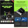 JetRacer Pro 2GB AI Kit Acce, High Speed AI Racing Robot Powered by Jetson Nano 2GB Developer Kit for High School AI Deep Learning Self Driving Visual Road Following (Nano 2GB NOT Included) @XYGStudy view 3