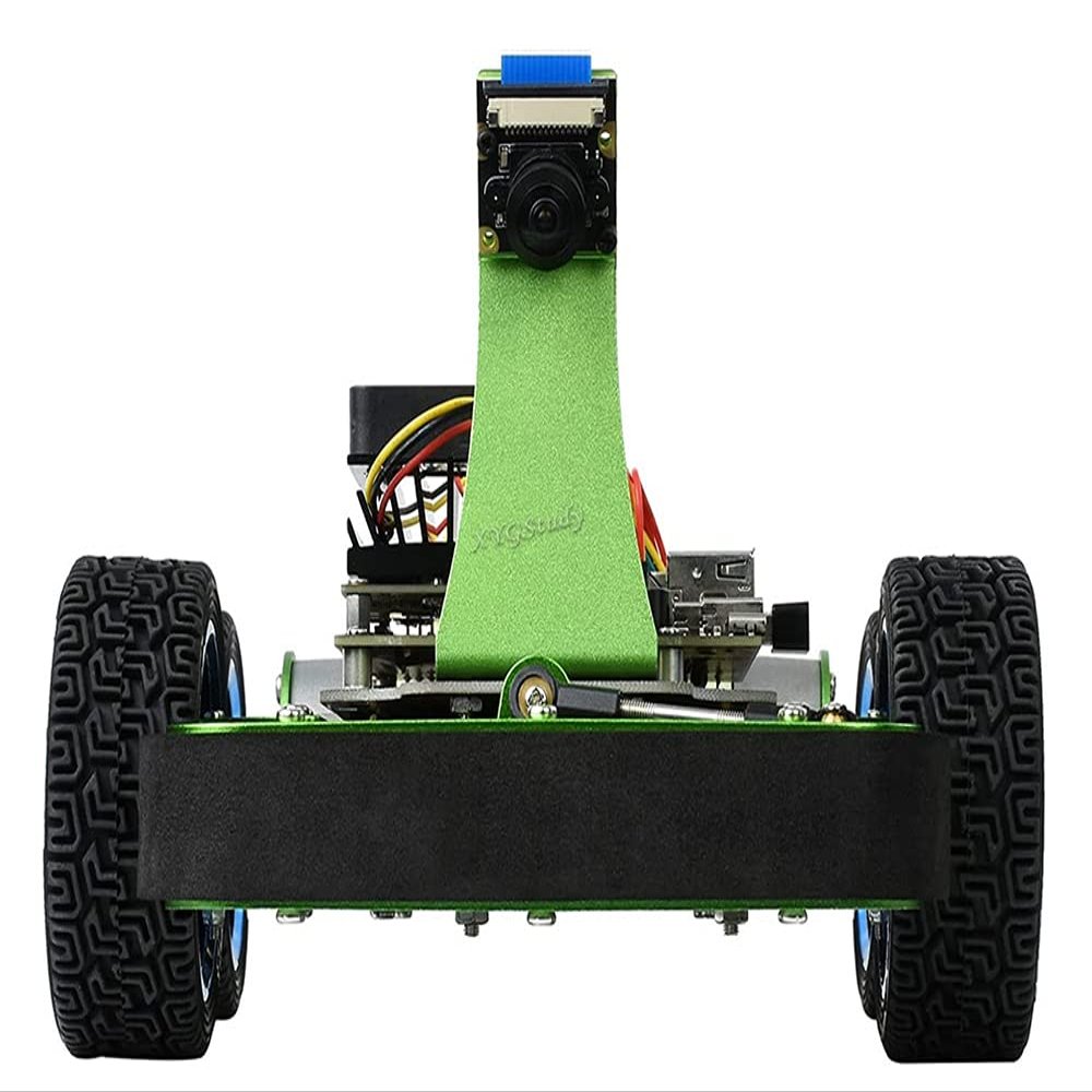 JetRacer 2GB AI Kit Acce, AI Racing Robot Powered by Jetson Nano 2GB Developer Kit for High School AI Deep Learning Self Driving Visual Road Following (Nano 2GB NOT Included) @XYGStudy