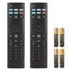 2 Packs XRT140 Replaced Remote Control for Vizio Smart LED TV M50Q7-H1 M55Q7-H1 M65Q7-H1 M55Q8-H1 M65Q8-H1 V555-H1 with Watchfree Vudu Netflix Primevideo Xumo Hulu Redbox with Batteries view 1