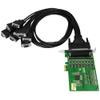 UOTEK Industrial PCI-E to 8-Port RS485/422 Serial Card PC Serial Expansion Card with Serial Cable 9-pin Com Port, with DR62 Female,UT-798 view 1