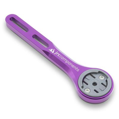 JRC Components Wahoo Computer Mount | Amplitude Computer Mount - Wahoo GPS Cycling Computer | Wahoo Elemnt Bolt Bike Computer - Elemnt Mount | Elmnt Wahoo - Bar Fly Mount | Wahoo Mount - Purple