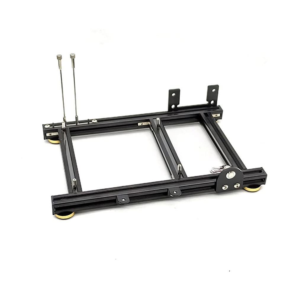 DIY Computer Chassis Bracket Open Motherboard Case Rack ITX Horizontal PC Game Chassis Rack Water-Cooled PC Test Bench Creative Overclocking Aluminum Frame Good Heat Dissipation All Black