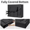 Easy-Going Waterproof Outdoor TV Cover for 40-42 inch TV with Bottom Cover, Thick Fabric, Dustproof and Weatherproof TV Cover with Remote Control Pocket, Dark Gray view 3