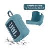 TXesign Silicone Case for JBL Go 3 Portable Speaker with Removable Strap for Bike Golf Cart Travel Carrying Case Protective Sleeve Speaker Cover (Sky Blue) view 2
