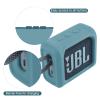 TXesign Silicone Case for JBL Go 3 Portable Speaker with Removable Strap for Bike Golf Cart Travel Carrying Case Protective Sleeve Speaker Cover (Sky Blue) view 3