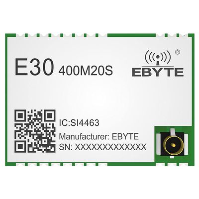 EBYTE SI4463 433MHz 470MHz RF Wireless Module SPI Long Distance 2.5Km 20dBm IPEX for Smart Home Smart Wear VR RFID E30-400M20S(4463)