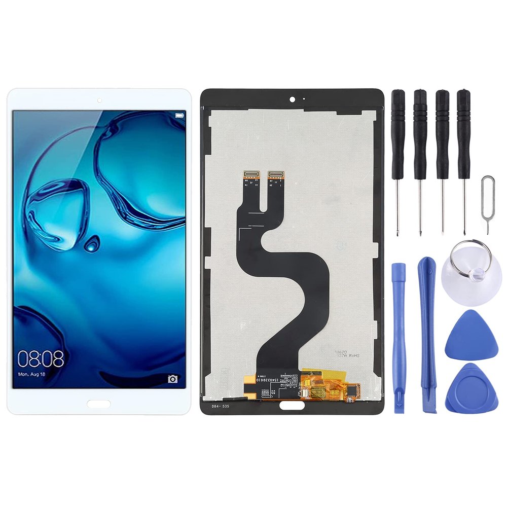 CHENYAN OEM LCD Screen for Huawei MediaPad M3 8.4 inch/YIBTV-W09 / BTV-DL09 with Digitizer Full Assembly (White)