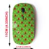 2.4G Wireless Mouse with Cute Pattern Design for All Laptops and Desktops with Nano Receiver - Cute Christmas Tree view 2