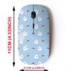 2.4G Wireless Mouse with Cute Pattern Design for All Laptops and Desktops with Nano Receiver - Chubby Rabbit Eating view 2