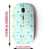 2.4G Wireless Mouse with Cute Pattern Design for All Laptops and Desktops with Nano Receiver - Cats Relax Action Cartoon Design view 2
