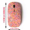 2.4G Wireless Mouse with Cute Pattern Design for All Laptops and Desktops with Nano Receiver - dot Green Random view 2