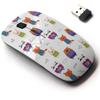 2.4G Wireless Mouse with Cute Pattern Design for All Laptops and Desktops with Nano Receiver - Cartoon Funny view 1