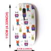2.4G Wireless Mouse with Cute Pattern Design for All Laptops and Desktops with Nano Receiver - Cartoon Funny view 2