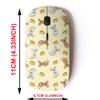 2.4G Wireless Mouse with Cute Pattern Design for All Laptops and Desktops with Nano Receiver - Children Mouse Texture Clothes view 2