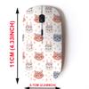 2.4G Wireless Mouse with Cute Pattern Design for All Laptops and Desktops with Nano Receiver - Cute Spring Sleeping view 2