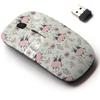 2.4G Wireless Mouse with Cute Pattern Design for All Laptops and Desktops with Nano Receiver - Babies view 1