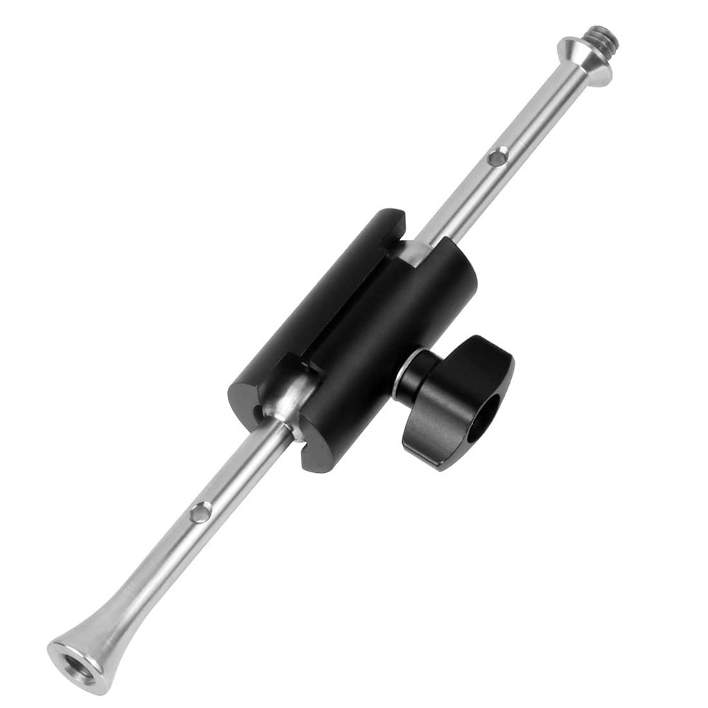 BGNing Magic Arm Camera Mount, Dual Ball Head Clamp Ball Mount Clamp Magic Arm with 1/4"-20 Thread for DSLR Camera Rig, GPS, Phone, Monitor, Video Light (Type 2)