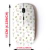 2.4G Wireless Mouse with Cute Pattern Design for All Laptops and Desktops with Nano Receiver - Cute Cartoon Rabbits Eggs Easter view 2
