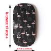2.4G Wireless Mouse with Cute Pattern Design for All Laptops and Desktops with Nano Receiver - Flamingo on Black view 2